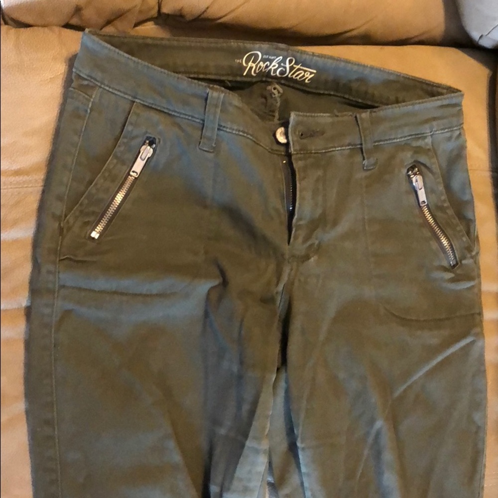 Army green pants